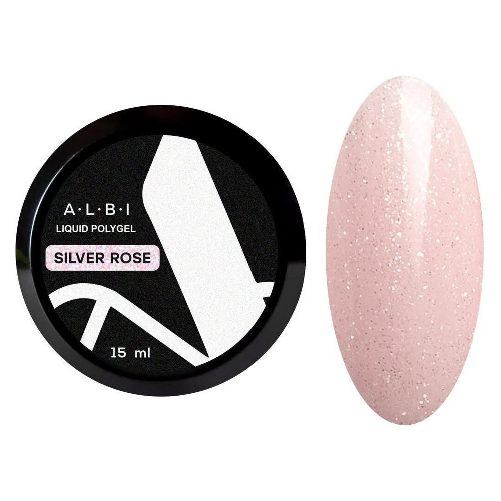 Polygel liquide SILVER ROSE