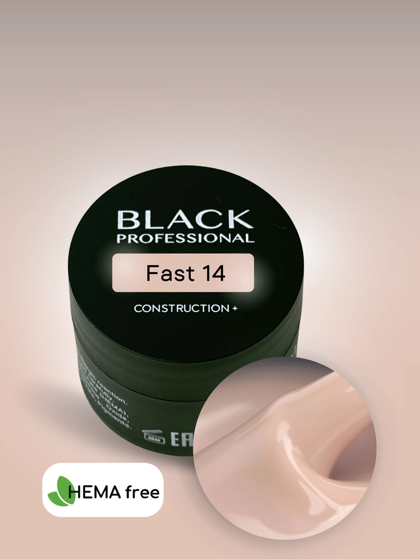 GEL BLACK FAST 14 SANS HEMA